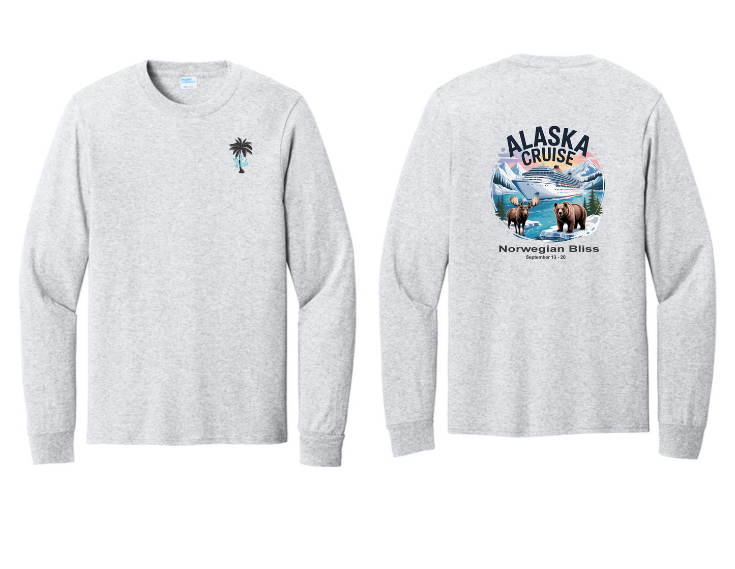 Get Naked Alaska Cruise Long Sleeve T-Shirt